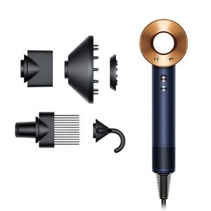Dyson Hair Dryer in Blue and Gold